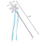 Gejoy Silver Snowflake Magic Wand - 36 Pcs Frozen Snowflake Princess Wand Winter Theme