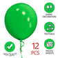 Green Balloons 18 Inch 12 Pack Large Latex Party Balloons Round Helium Balloon For Jungle Safari Birthday Party Christmas Festiv