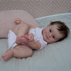 Meeler 20 Inch Reborn Baby Doll, Realistic Newborn Smiling Girl Dolls With Soft Silicone Vinyl And Cloth Body Reborn Dolls That Look Real Toddler Sweet Smile Kids Birthday Gift