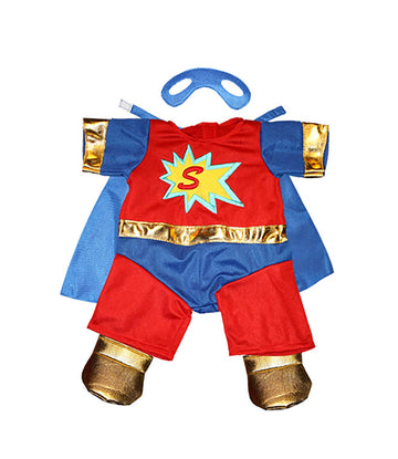 Superbear Outfit Fits Most 14'' - 18'' Build-A-Bear And Make Your Own Stuffed Animals