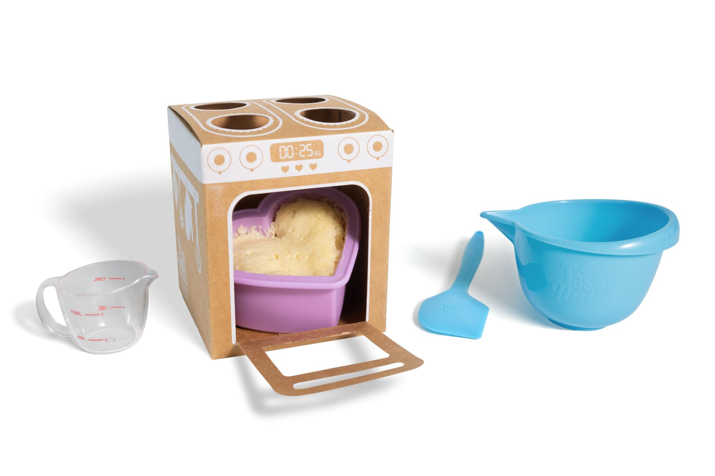 Goliath Tasty Tinies Bake Shop Vanilla Cake Mix Kit with Rainbow Pop Sprinkles & Chocolate Frosting Mix | Bake & Decorate 2 Real