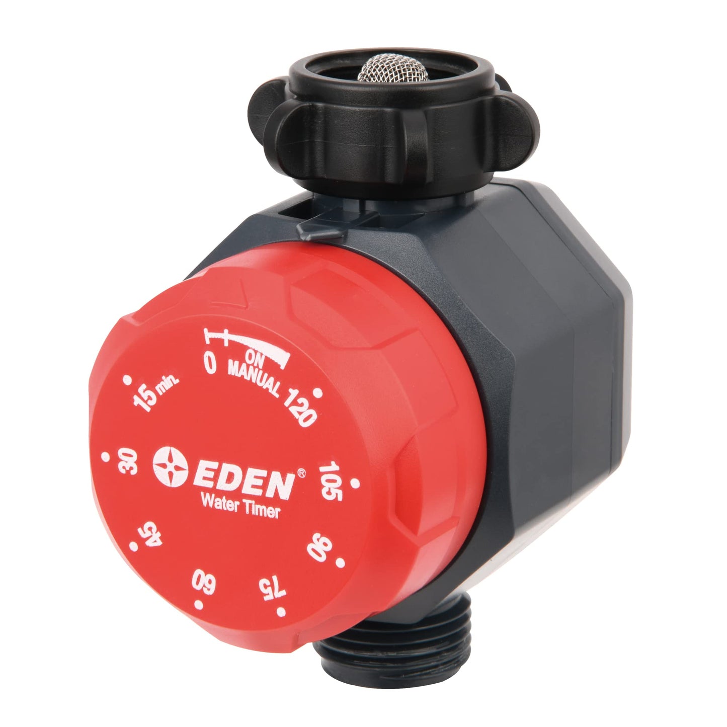 Eden 25118 1-Zone Mechanical Watering Timer, Red, Grey