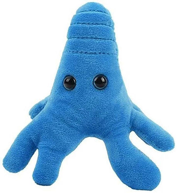 GIANTmicrobes Amoeba Plush Toy – 6" Blue Soft Plush, Unique Gift for Nature Lovers, Educators, and Students, Model GMD0011