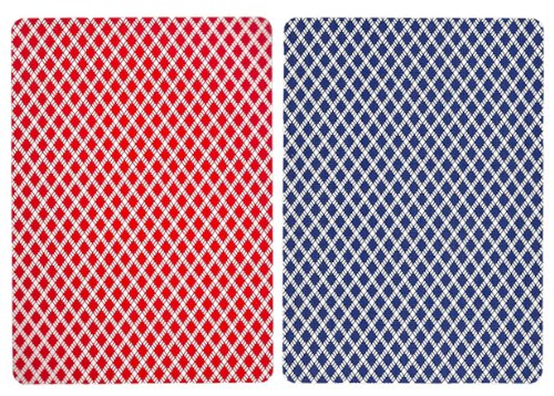 US Playing Card Co. Bee Premium Playing Cards - Poker Sized, Plastic, Blue/Red, Model 4334062017
