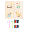 TRENDYNEST Wooden Lacing Toy Embroidery Puzzle Montessori Toy Boys Girls Preschool Animal | Toys & Hobbies | Educational | Other
