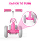Wdmiya Baby Balance Bike Toys For 1 Year Old Girls Gifts, 10-36 Months Toddler First Bike With No Pedal, 4 Silence Wheels & Soft Seat, One Year Old Girl Birthday Gift For Christmas, Halloween