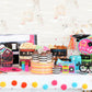 4Es Novelty Cassette Tape Bucket Centerpiece (Pack of 4) 80s Party Supplies, 90s Theme Birthday Party Decoration Cassette Tape
