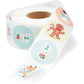 Blue Panda 1000 Count Stickers, Assorted Designs Sticker Roll, Christmas