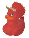 Wild Republic Rubber Ducks, Bath Toys, Kids Gifts, Pool Toys, Water Toys, Triceratops, 4'
