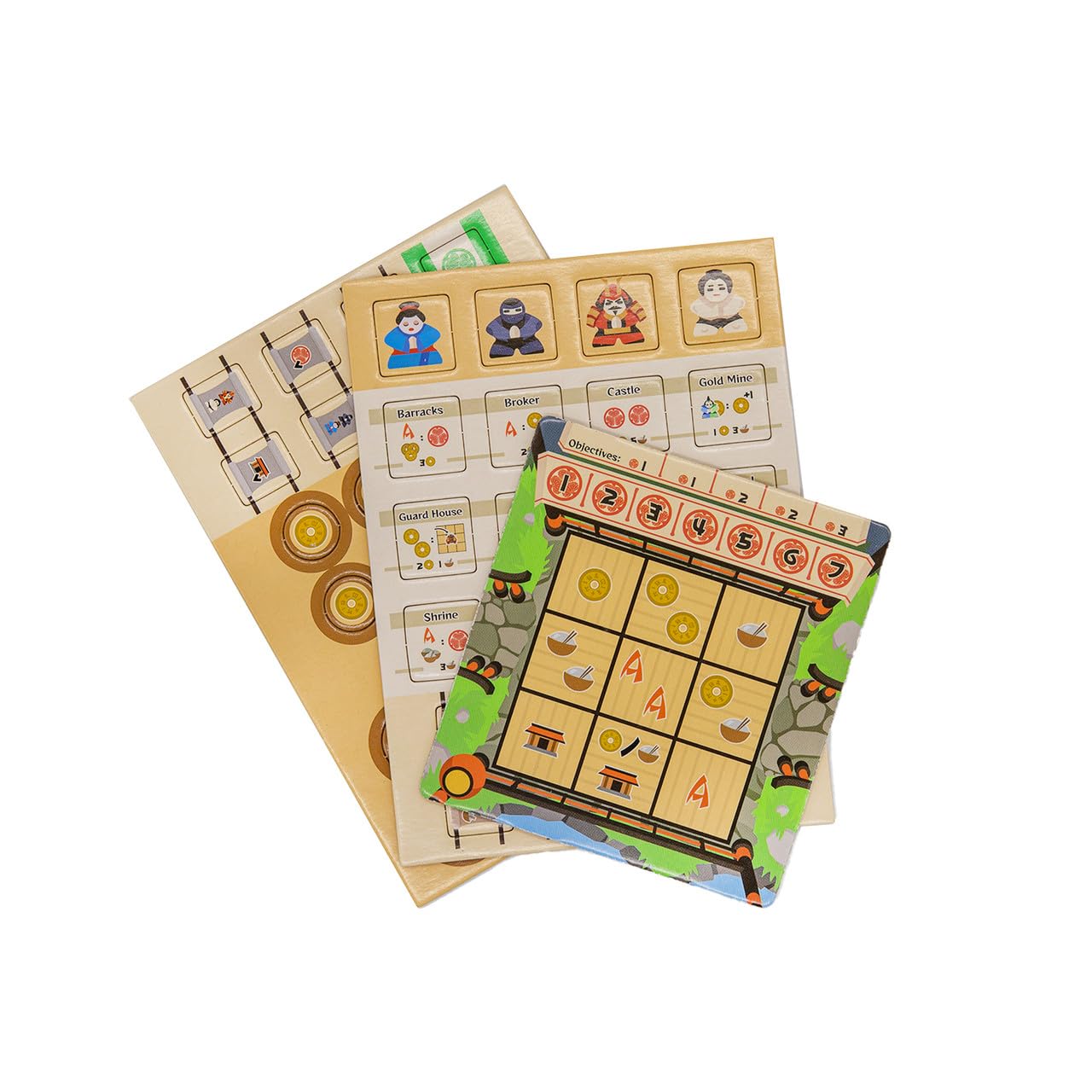 Micro Dojo - Tactically Move Meeples In A Cerebral And Variable Game For 2 Players That Fits In Your Pocket (Age 14+)