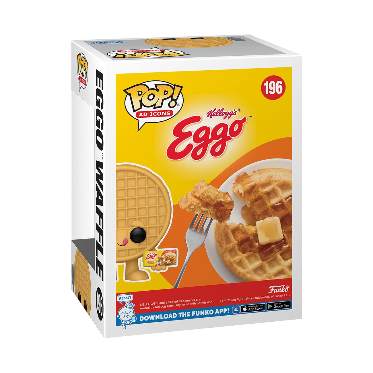 Funko Pop! Ad Icons: Kelloggs - Eggo Waffle - Collectable Vinyl Figure - Gift Idea - Official Merchandise - For Kids & Adults - Ad Icons Fans - Model Figure For Collectors And Display