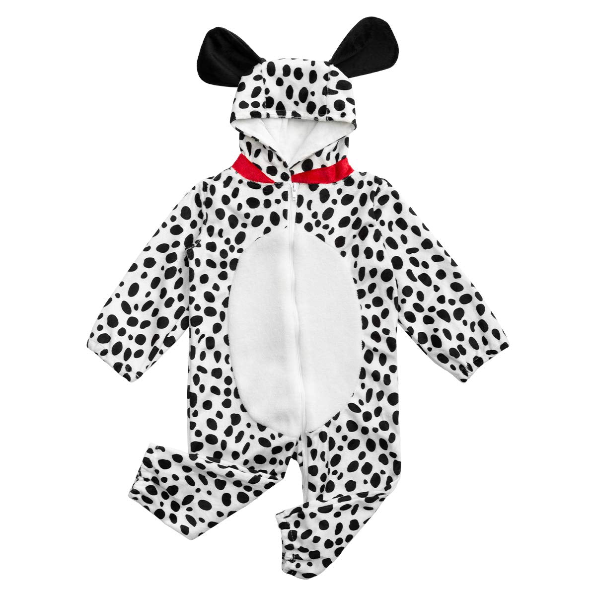 Hollyhome Baby Romper Dalmatian Puppy Onesize For Kids One Piece Dog Sleeping Wear Cosplay Costume For 0-6M