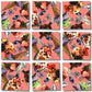 B Dazzle Ice Cream Scramble Squares 9 Piece Puzzle