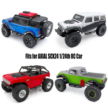 RCLIONS Metal Pedal Side Board Rock Sliders for Axial SCX24 Deadbolt JLU CRC Bronco Gladiator 1/24th RC Crawler Car