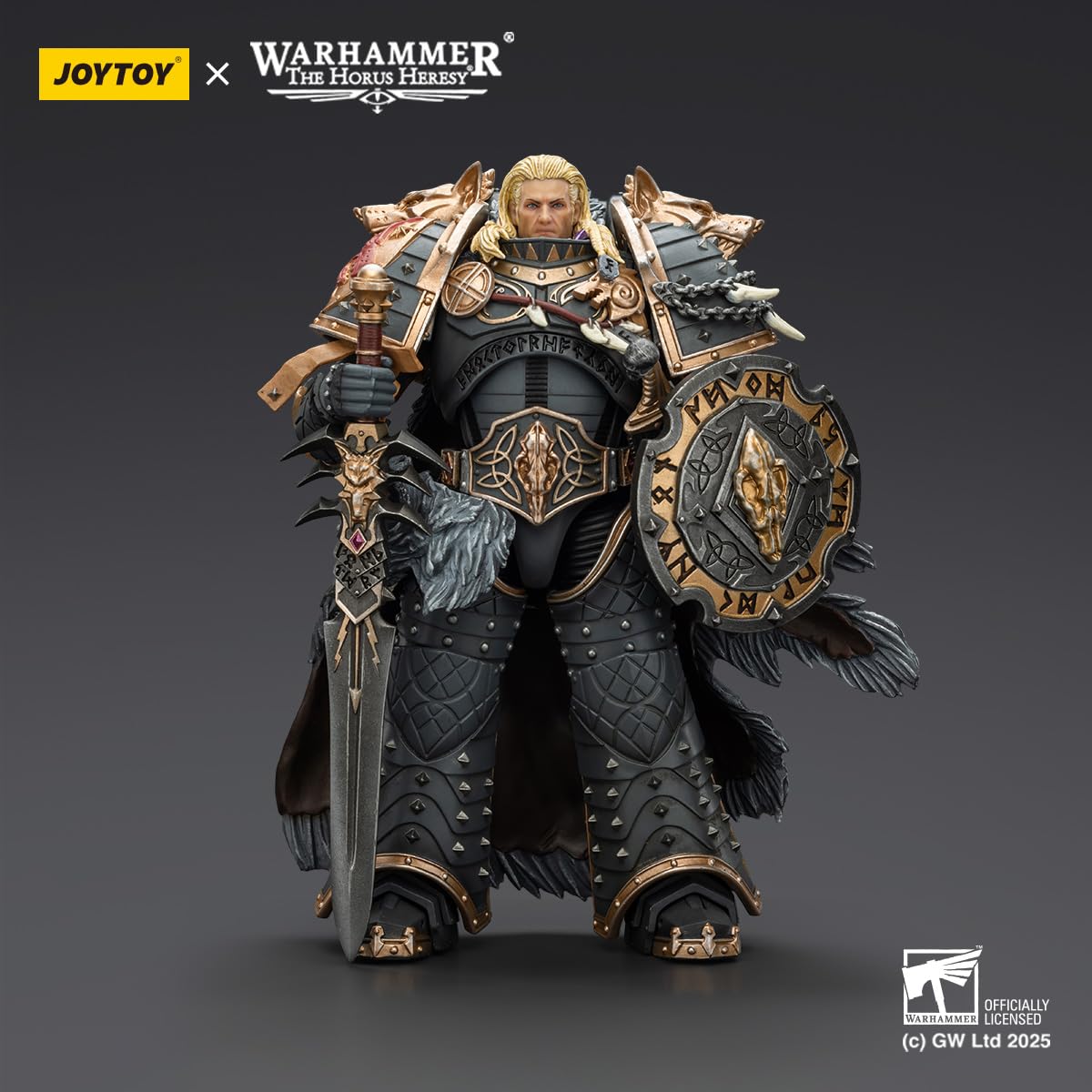 Beerise Joytoy 1/18 Action Figures Mech - Warhammer The Horus Heresy Space Wolves Leman Russ Primarch Of The Vith Legion - 7,Cla