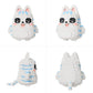Larcele Animal Series Micro Building Blocks Animal Set, Diy Mini 3D Building Toy Bricks,1682 Pieces Kljm-07 (Fox Cat)