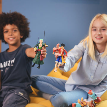 BANDAI Anime Heroes One Piece Figures Roronoa Zoro Action Figure  Articulated Zoro Anime Figure with Swappable Arms and Faces  One Piece Action Figures Pirate Toys Range  17 cm