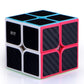 Roxenda 2X2X2 Speed Cube, 2 By 2 Magic Cube Smooth Puzzle Cube 50Mm (Carbon Fiber)
