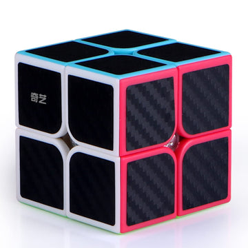 Roxenda 2X2X2 Speed Cube, 2 By 2 Magic Cube Smooth Puzzle Cube 50Mm (Carbon Fiber)