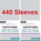 Sleeve Kings ''Space Base Compatible'' Sleeves 40 X 89 Mm (4X110 Pack, 440 Sleeves)