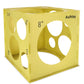 Auihiay 14 Holes Plastic Balloon Sizer Box Cube, Yellow Collapsible Balloon Size Measurement Tool For Balloon Arches, Balloon Towers, Balloon Columns And Balloon Decorations (1-10 Inch)