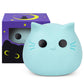 Jizwpoom Piggy Bank, Cat Piggy Bank Cat Money Saving Box Gifts For Kids, Coin Piggy Bank Cat Coin Bank Box Unbreakable Piggy Bank Toy Great Gifts For Boys Girls Adults (Blue)