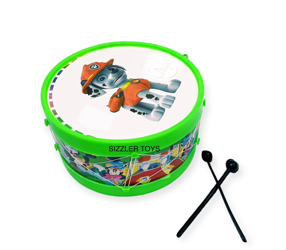 Sizzler Toys Musical Multicoloured Flash Drum / Musical Toy / Battery Not Required /Colour May Vary /