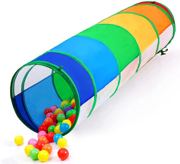 Play Tunnel For Toddlers 1-3, Kids Tunnel Crawling Indoor Outdoor Mesh See Through Baby Tunnel Pop Up Play Tent Crawl Tunnel Toy