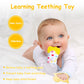 Vicloon Silicone Teething Mitt, 2Pcs Baby Teething Mitten, Baby Teething Toy With Adjustable Strap, Crinkle Sound And Textured, Baby Teething Mitten Self Soothing Baby Chew Toys For 0-6Month Infants