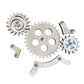 Shopora Sensory Board Toy Learning Activities Gears Puzzles For Nursery Unisex Silver