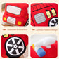 Baboli Soft Fire Engine Stuffed Special Vehicle Plush Fire Truck Cuddly Rescue Vehicle Toy Sweet Gifts For Kids Present For Birt