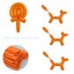 Eblliwsm 100Pcs 260Q Orange Magic Long Balloons Decoration Shopping Mall Activities, Party Decoration, Parent-Child Activities.