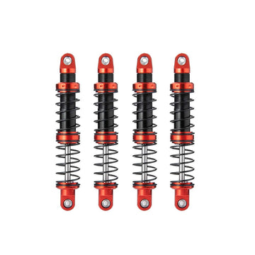 Que-T 4pcs Metal Shock Absorber Damper for 1/10 RC Crawler Car SCX10 D90 TRX4 TRX6 (85mm)