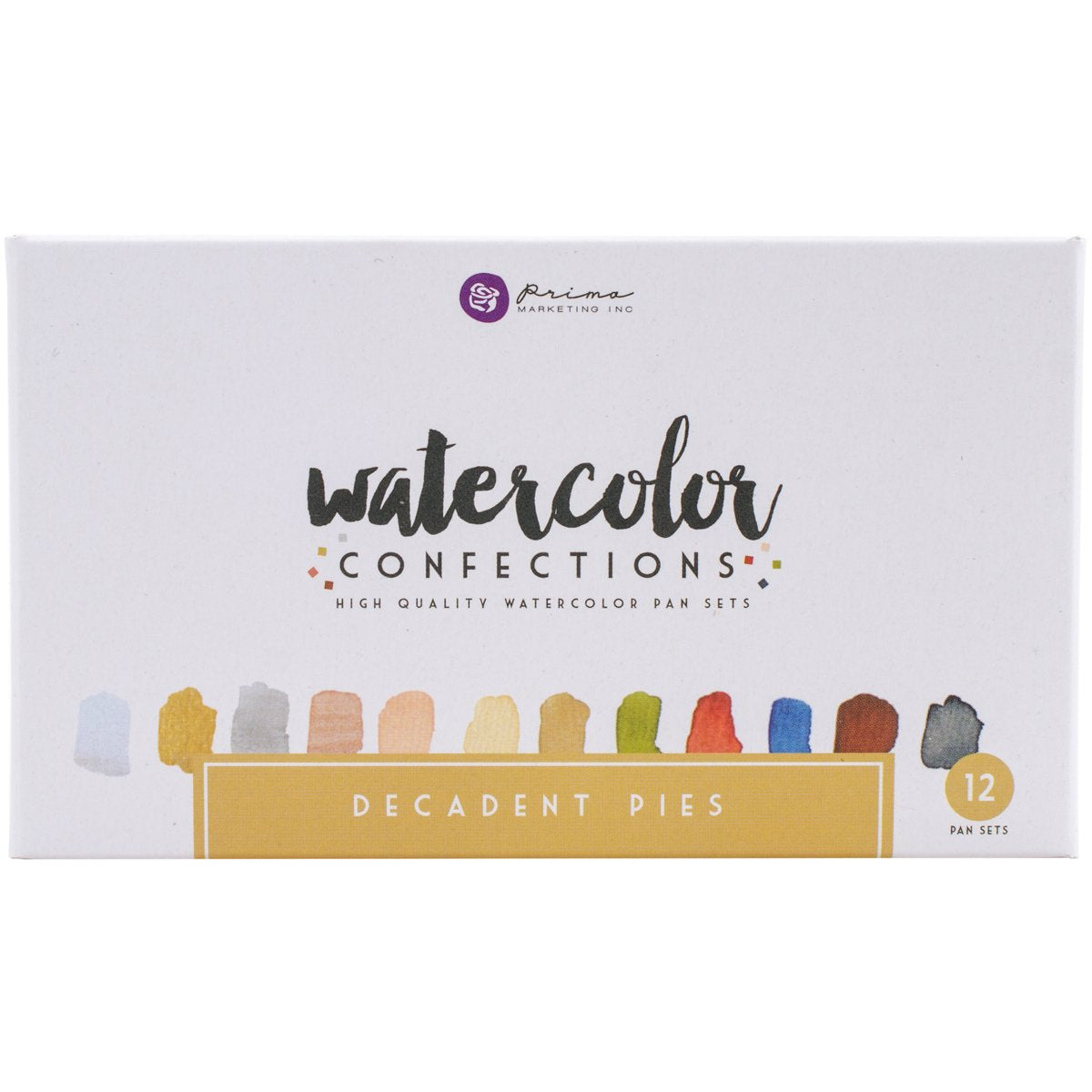 Prima Marketing 584276 Watercolor Confections: Decadent Pies