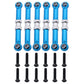 6PCS Adjustable Hobbypark Aluminum Steering Linkage Servo Link Pull Rod Turnbuckle A959-03 Metal for WLtoys A959 A969 A979 1/18t