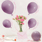 Pink Purple Balloons Different Sizes,Double Stuffed Pink Purple Balloon Arch,18/12/10/5 Inch Pastel Double Pink Balloons Garland