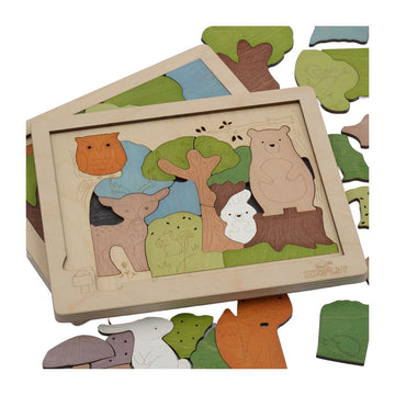 Woodlands Puzzle For Kids | 33 Piece Jigsaw Puzzle For Pre-School Kids | Learning And Educational Toy Gift For Boys & Girls 3 Years And Above