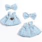 AICase for Labubu Clothes/for Labubu Outfits Clothes Set for 17cm Lububu Doll 2 Piece Set enhanced elegant Chic Dress Clothing for LA BUBU  Girls Stylish Adorable Dolls Clothes Accessories (No Doll)_2