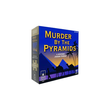 Murder Mystery Party, Classic Mystery Jigsaw Puzzle, Murder By The Pyramids, 1,000 Piece Jigsaw Puzzle