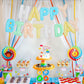 Toniful Light Colorful Happy Birthday Balloon Banner 16 Inch Mylar Foil Letters Birthday Sign Bunting For Girls Boys Kids & Adul