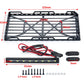 1/24Th Rc Roof Rack Luggage Carrier With 8Led Light Bar For Axial Scx24 Axi00002 Jlu Crc 1:24 Rc Crawler Car