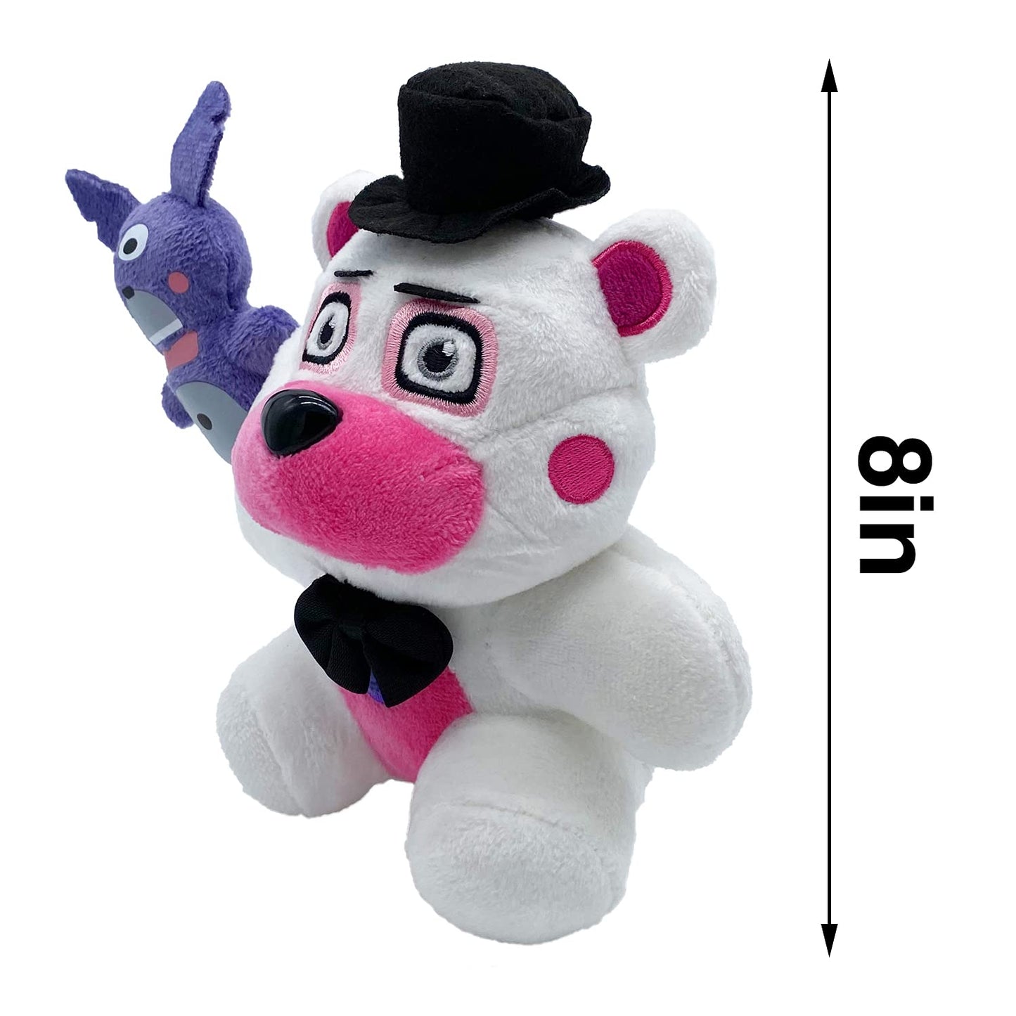 Ycixri FNAF Funtime Freddy Plush Toy Suitable for Collection, FNAF Plushies Stuffed Doll for Boy Girl Christmas Halloween Birthd
