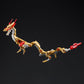52Toys Infinitybox Ib-04 Chinese Dragon-Golden Dragon Deformation Toys Action Figure, Converting Toys In Mecha And Cube, Perfect Birthday Party Gift For Teens And Adults