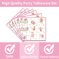 Fairy Birthday Party Supplies Tableware - 96Pcs Butterfly Flower Fairies Plates And Napkins Birthday Decorations, Enchanted Fore