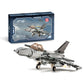 DAHONPA F-16 Fighting Falcon Military Army Air Building Bricks Set  520 Pieces Air-Force Build Blocks Toy  Gift for Kid and mature-themed.