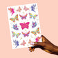 xo, Fetti Butterfly Tattoos for Kids - 34 Glitter styles  Birthday Party Supplies, Butterfly Party Favors + Fairy Decor