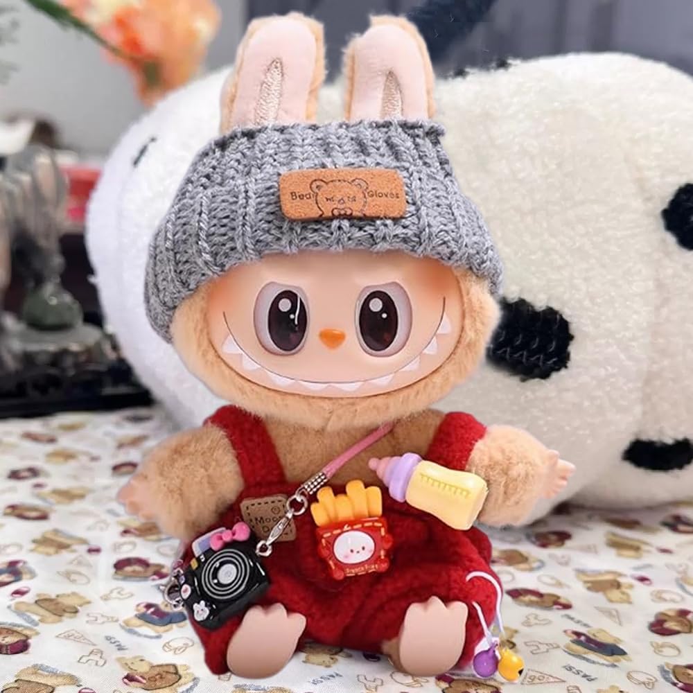 2025 New Clothes For Labubu Outfit, Exquisite Accessories For Labubu,Cute Clothes Set For 17 Cm Labubu Accessories (#E)