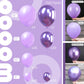 Partywoo Purple Balloons, 142 Pcs Lilac And Metallic Purple Balloons Different Sizes Pack Of 18 Inch 12 Inch 10 Inch 5 Inch For Balloon Garland Balloon Arch As Birthday Decorations, Party Decorations