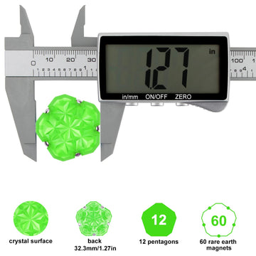 Dyrdm Magnetic Fidget Sphere 12 Pcs, Magnetic Fidget Toy, Desk Toys For Office And Stress Relief & Anxiety For Adults, Magnets S