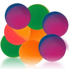 Unique Two-Toned Party Bounce Balls - 1.3 | Assorted Colors | 8 Pcs